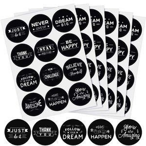 60 Positive Affirmation, Inspirational, Motivational Stickers 1.5"